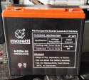Akumulator Moretti 6-DZM-20 12V Martinelli