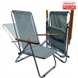 LEŻAK PLAŻOWY GUSIO WZMACNIANY 150 KG POLSKI PRODUKT KEMPING