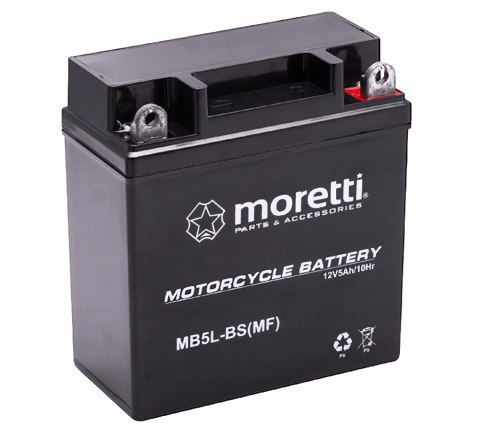 AKUMULATOR MORETTI AGM (Gel) MB5L-BS SKUTER QUAD MOTOROWER Martinelli AKUMULATOR MORETTI AGM (Gel) MB5L-BS SKUTER QUAD MOTOROWER Martinelli