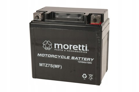 Akumulator AGM Moretti MTZ7S 12V Martinelli Akumulator AGM Moretti MTZ7S 12V Martinelli