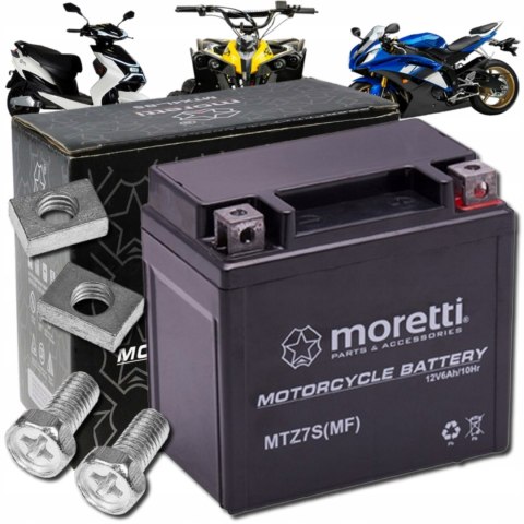 Akumulator AGM Moretti MTZ7S 12V Martinelli Akumulator AGM Moretti MTZ7S 12V Martinelli