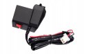 Gniazdo USB na kierownicę motocykl quad ze wskaźnikiem napięcia 5V 3,1A