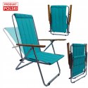 LEŻAK PLAŻOWY GUSIO WZMACNIANY 150 KG POLSKI PRODUKT KEMPING Martinelli