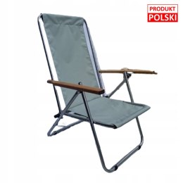LEŻAK PLAŻOWY GUSIO WZMACNIANY 150 KG POLSKI PRODUKT KEMPING
