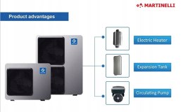 POMPA CIEPŁA INWERTER EVI 10KW DO 80'C NL-FLM30-100II/R290 CZYSTE POWIETRZE