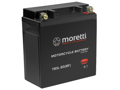 AKUMULATOR MORETTI AGM (Gel) MB5L-BS SKUTER QUAD MOTOROWER Martinelli AKUMULATOR MORETTI AGM (Gel) MB5L-BS SKUTER QUAD MOTOROWER Martinelli