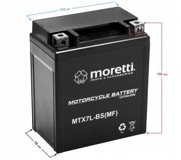 AKUMULATOR DO SKUTERA MOTORU QUADA 12V 7AH 2023 Martinelli