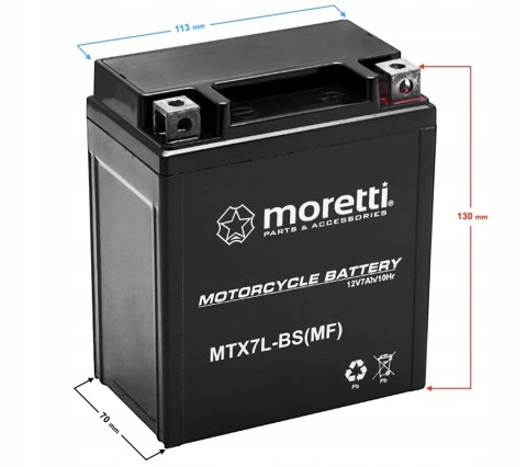 AKUMULATOR DO SKUTERA MOTORU QUADA 12V 7AH 2023 Martinelli AKUMULATOR DO SKUTERA MOTORU QUADA 12V 7AH 2023 Martinelli