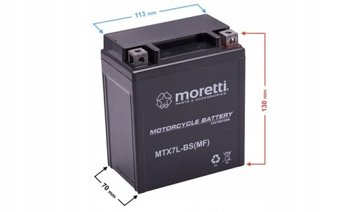 AKUMULATOR DO SKUTERA MOTORU QUADA 12V 7AH 2023 Martinelli AKUMULATOR DO SKUTERA MOTORU QUADA 12V 7AH 2023 Martinelli