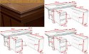BIURKO 160cm 1,6m MEBLE STYLOWE GABINETOWE FORNIR Martinelli