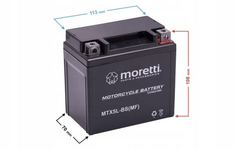 AKUMULATOR ŻELOWY GEL 12V 5Ah DO SKUTERA MOTOCYKLA AKUMULATOR ŻELOWY GEL 12V 5Ah DO SKUTERA MOTOCYKLA