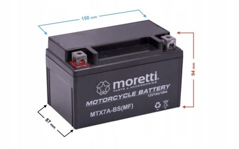 AKUMULATOR ŻELOWY GEL 12V 7Ah DO SKUTERA MOTOCYKLA Martinelli AKUMULATOR ŻELOWY GEL 12V 7Ah DO SKUTERA MOTOCYKLA Martinelli