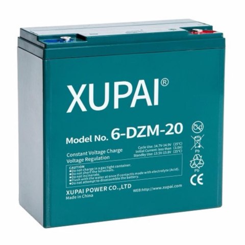 Akumulator Moretti 6-DZM-20 skuter elektryczny Martinelli Akumulator Moretti 6-DZM-20 skuter elektryczny Martinelli