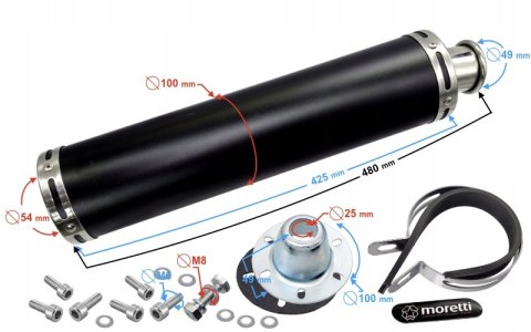 TŁUMIK WYDECH SKUTER MOTOWELL VENTUS BARTON ROMET Martinelli TŁUMIK WYDECH SKUTER MOTOWELL VENTUS BARTON ROMET Martinelli
