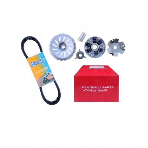 ZESTAW KOMPLET WARIATOR PASEK 669 SKUTER 4T GY6 Martinelli ZESTAW KOMPLET WARIATOR PASEK 669 SKUTER 4T GY6 Martinelli