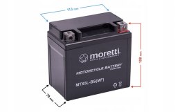 AKUMULATOR ŻELOWY GEL 12V 5Ah DO SKUTERA MOTOCYKLA Martinelli