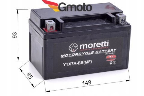 AKUMULATOR ŻELOWY GEL 12V 7Ah DO SKUTERA MOTOCYKLA Martinelli AKUMULATOR ŻELOWY GEL 12V 7Ah DO SKUTERA MOTOCYKLA Martinelli