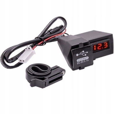 GNIAZDO USB NA KIEROWNICĘ MOTOCYKLA Martinelli GNIAZDO USB NA KIEROWNICĘ MOTOCYKLA Martinelli