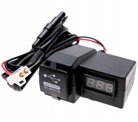 GNIAZDO USB NA KIEROWNICĘ MOTOCYKLA Martinelli GNIAZDO USB NA KIEROWNICĘ MOTOCYKLA Martinelli