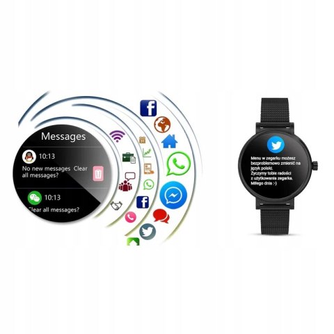 SMARTWATCH RUBICON RNBE64 CZARNY Martinelli SMARTWATCH RUBICON RNBE64 CZARNY Martinelli