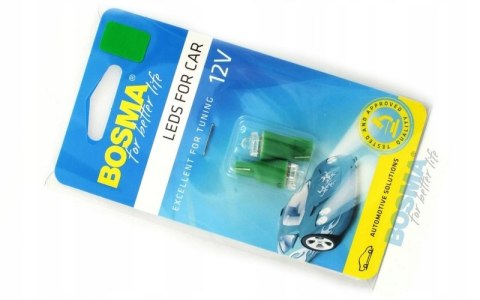 ŻARÓWKA BOSMA 12V 1*LED STANDARD T10 GREEN DIAMOND Martinelli ŻARÓWKA BOSMA 12V 1*LED STANDARD T10 GREEN DIAMOND Martinelli
