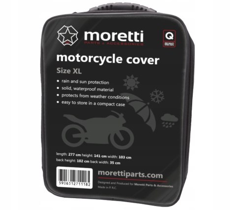 POKROWIEC NA MOTOCYKL XL MORETTI Martinelli POKROWIEC NA MOTOCYKL XL MORETTI Martinelli