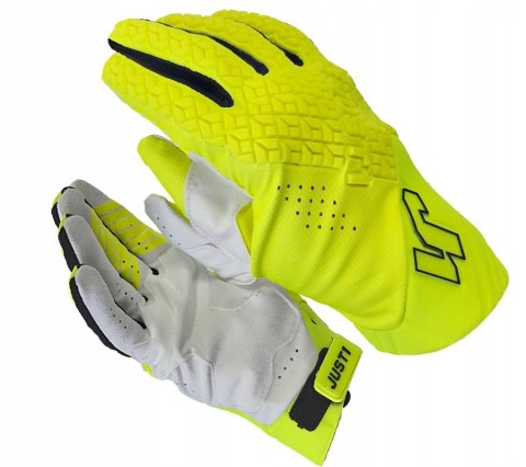 RĘKAWICE MOTOCYKLOWE JUST1 J-HRD FLUO YELLOW ROZMI Martinelli
