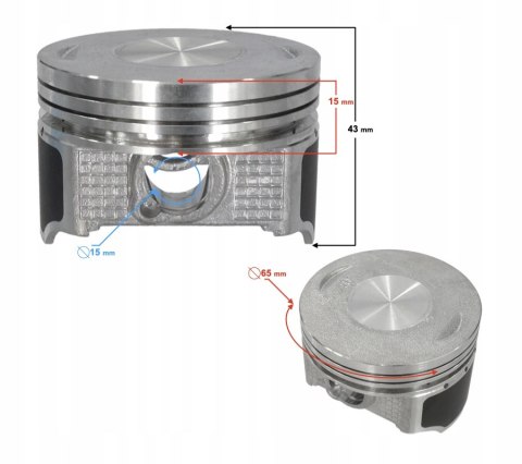 TŁOK KPL DB250 MZK Martinelli TŁOK KPL DB250 MZK Martinelli
