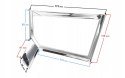 DEKOR OBUDOWY NÓG 2/4 DO SKUTERA E-MAX RAMKA CHROM Martinelli