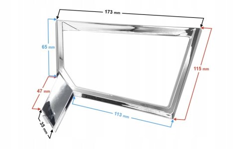 DEKOR OBUDOWY NÓG 2/4 DO SKUTERA E-MAX RAMKA CHROM Martinelli DEKOR OBUDOWY NÓG 2/4 DO SKUTERA E-MAX RAMKA CHROM Martinelli
