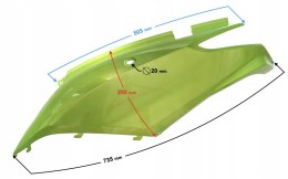 OBUDOWA BOCZNA LEWA ZIELONA DO SKUTERA ENERGY Martinelli