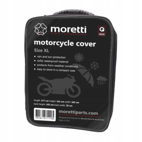 POKROWIEC NA MOTOCYKL XL MORETTI Martinelli POKROWIEC NA MOTOCYKL XL MORETTI Martinelli