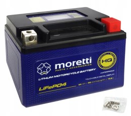 Akumulator Moretti YTX4 MTX4 MFPX4 LITOWO JONOWY LITOWY 4AH 12V Martinelli