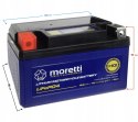Akumulator Moretti YTX7 MTX7 MFPX7 LITOWO JONOWY LITOWY 7AH 12V Martinelli
