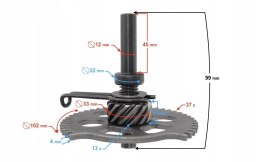 BENDIX ROZRUSZNIKA NOŻNEGO DO SKUTERA 4T 125CC Martinelli