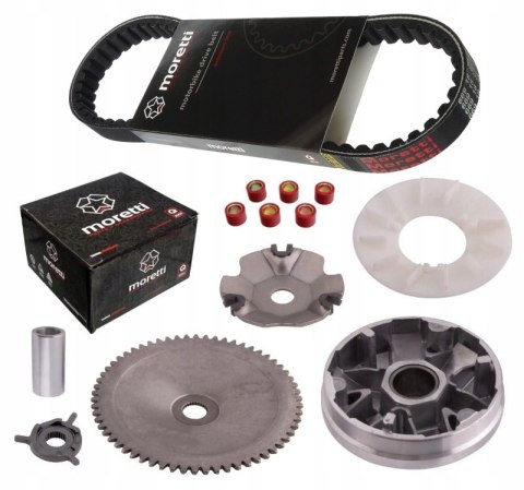 ZESTAW KOMPLET WARIATOR PASEK 669 SKUTER 4T GY6 Martinelli ZESTAW KOMPLET WARIATOR PASEK 669 SKUTER 4T GY6 Martinelli