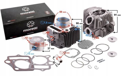 CYLINDER TLOK GLOWICA 4T FMB 110ccm JUNAK ATV QUAD Martinelli CYLINDER TLOK GLOWICA 4T FMB 110ccm JUNAK ATV QUAD Martinelli