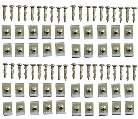 MOCOWANIE PLASTIKÓW OWIEWEK BLASZKA WKRĘT x40 Martinelli MOCOWANIE PLASTIKÓW OWIEWEK BLASZKA WKRĘT x40 Martinelli