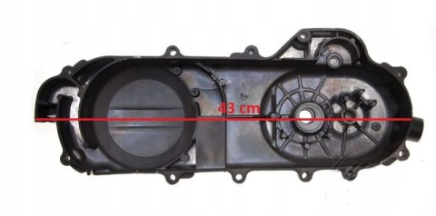 POKRYWA PASKA OBUDOWA DEKIEL SKUTER 4T 43 CM GY6 Martinelli POKRYWA PASKA OBUDOWA DEKIEL SKUTER 4T 43 CM GY6 Martinelli
