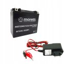 Akumulator Moretti MTX20L-BS + ŁADOWARKA DO AKUMULATORÓW ŻELOWYCH 12V 1A