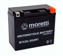 Akumulator Moretti MTX20L-BS + ŁADOWARKA DO AKUMULATORÓW ŻELOWYCH 12V 1A