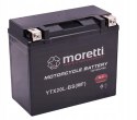 Akumulator Moretti MTX20L-BS + ŁADOWARKA DO AKUMULATORÓW ŻELOWYCH 12V 1A