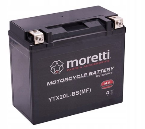 Akumulator Moretti MTX20L-BS