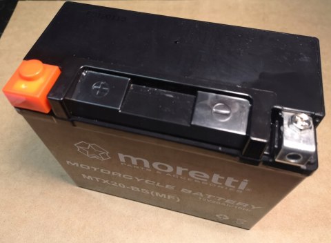 Akumulator Moretti MTX20L-BS