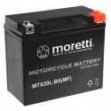 Akumulator Moretti MTX20L-BS