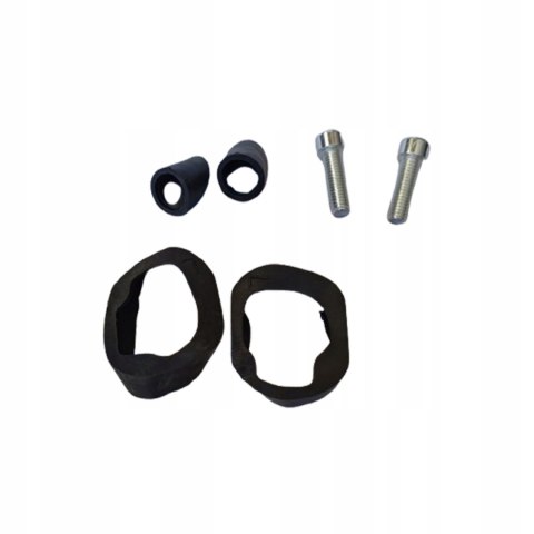 LUSTERKA LED Z KIERUNKOWSKAZAMI 8MM SKUTER ZIPP MARTINELLI CZARNE KOMPLET