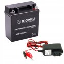 NOWY AKUMULATOR MORETTI AGM (Gel) MB5L-BS SKUTER QUAD MOTOROWER 5AH