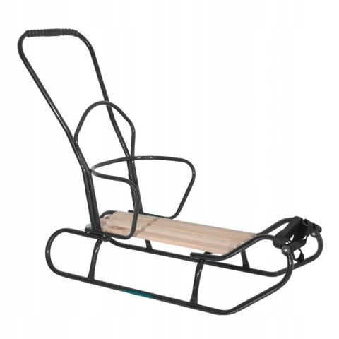 POLSKIE METALOWE SANKI Z OPARCIEM - IDEALNE NA ZIMĘ