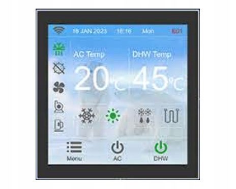 POMPA CIEPŁA NULITE NL-FLM80-300II/R32 30KW NEW ENERGY STEROWNIK WIFI