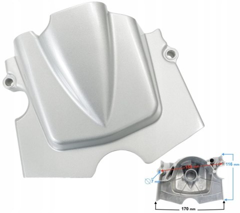 Pokrywa zębatki do silnika Moretti pionowy 162FMJ, 150cc 4T 5-biegowy manua